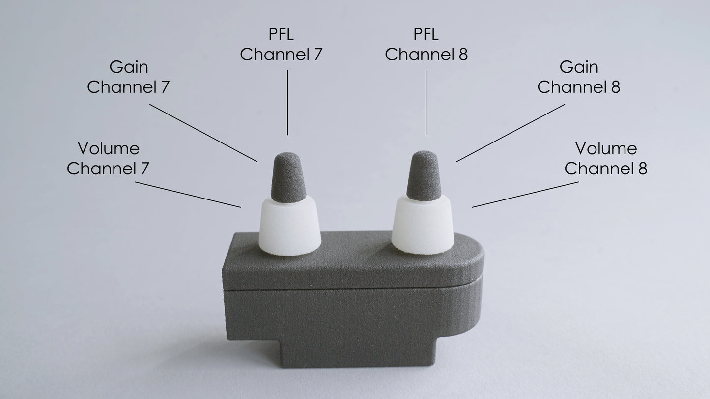 Dual 78 Controller for channels 7 and 8 with concentric knobs